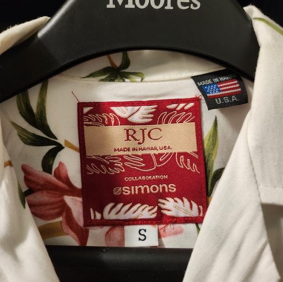 RJC X Simons Hawaiian Camp Shirt Made In Hawaii USA 🇺🇸 Size S - Picture 6 of 6
